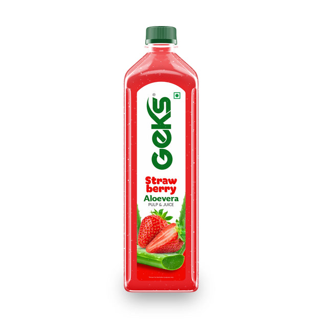 Strawberry and Aloevera - 1 Ltr