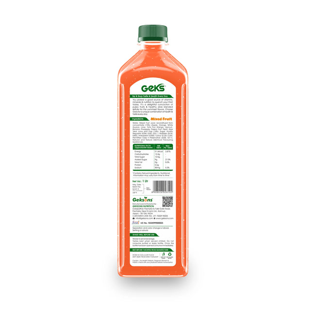 Mixed Fruit and Aloevera Juice - 1 Ltr