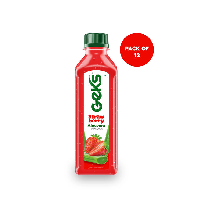 Strawberry and Aloevera Juice - 300ml